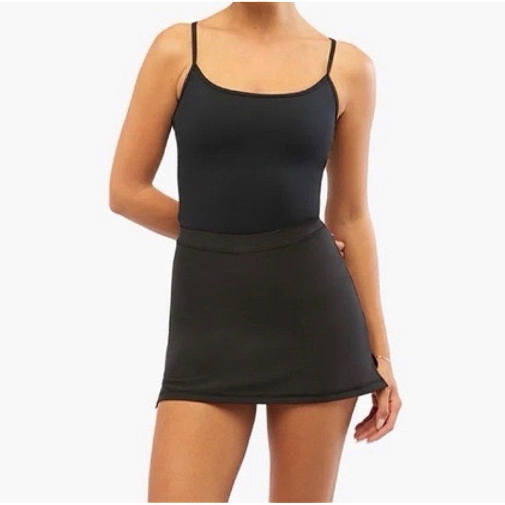 Revolve‎ WeWoreWhat Active Skort Black Spandex Mini Athletic Tennis Golf Skirt